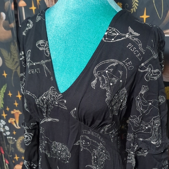 Disturbia Zodiac Flare Sleeve Dress - Picture 3 of 7